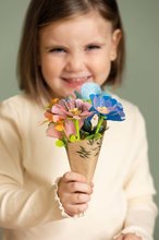 Obchody pro děti - Květinářství s vlastní výrobou květin Flower Market Smoby z různých textilních lupínků 104 doplňků_1