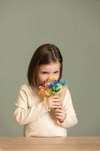 Obchody pre deti - Kvetinárstvo s vlastnou výrobou kvetov Flower Market Smoby z rôznych textilných lupienkov 104 doplnkov_21