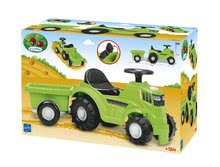 Babytaxiuri de la 12 luni - Babytaxiu tractor cu remorcă Écoiffier verde de la 12 luni_2