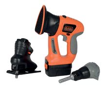 Náradie a nástroje - Pracovné náradie Black & Decker Smoby 3 druhy - motorová píla, rezačka a vŕtačka_2