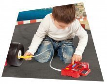 Pracovná detská dielňa - Benzínová pumpa Autá 2 Smoby elektronická so zvukom a svetlom_2