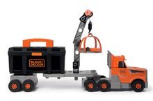 Pracovní dětská dílna - Kamion s pracovním kufříkem Black&Decker Truck Smoby a 60 doplňků s nářadím_2