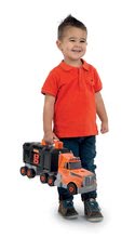 Kids' workbench sets - Smoby Children's Electronic Workshop Black + Decker with 95 Accessories and a truck with a work case and tools_15