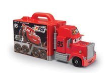 Pracovná detská dielňa - Kamión Mack Truck s autom Flash McQueen Cars XRS Smoby so zvukom svetlom a pretekárskym simulátorom_0