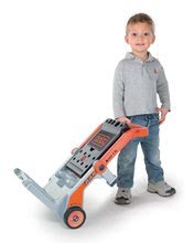 Pracovní dětská dílna - Pracovní dílna Black&Decker Devil Workmate 3v1 Smoby skládací na kolečkách s 18 doplňky_2