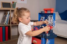 Kinderwerkstatt - Arbeitstisch auf Rollen Spidey Diy Trolley Marvel Smoby mit Spielzeugauto Figur und 45 funktionierenden Zubehörteilen SM360214_4