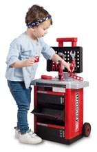 Kinderwerkstatt - Werktisch FacomWorkshop Cart Smoby auf Rädern mit 31 Zubehör_3