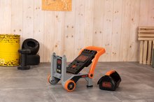 Kinderwerkstatt - Pracovná dielňa skladacia na kolieskach Bricolo Devil Workmate 3in1 Black&Decker Smoby s kufríkom a 19 doplnkov SM360219_3