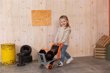 Kinderwerkstatt - Pracovná dielňa skladacia na kolieskach Bricolo Devil Workmate 3in1 Black&Decker Smoby s kufríkom a 19 doplnkov SM360219_8