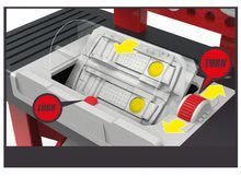 Pracovní dětská dílna - Pracovní dílna Auta 3 Smoby a skládací autíčko, otáčecí pracovní plochou, 21 doplňků_1