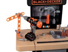 Pracovní dětská dílna - Pracovní stůl Black&Decker Open Bricolo Workbench Smoby skládací s 37 doplňky_7