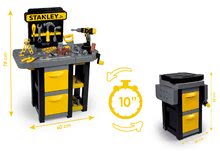 Atelier pour enfants - Atelier de travail pliable Stanley Open Bricolo Workbench Smoby s 37 compléments_3