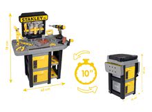 Bănci de lucru pentru copii - Atelier de lucru pliabil Stanley Open Bricolo Workbench Smoby cu 37 accesorii_0