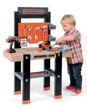 Workbench playsets - Black+Decker Smoby Workbench with mechanical drill and car, with 92 accessories_1
