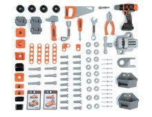 Workbench playsets - Black+Decker Smoby Workbench with mechanical drill and car, with 92 accessories_3