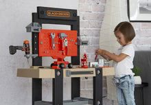 Workbench playsets - Black+Decker Smoby Workbench with mechanical drill and car, with 92 accessories_9