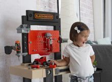 Workbench playsets - Black+Decker Smoby Workbench with mechanical drill and car, with 92 accessories_11