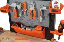 Pracovní dětská dílna - Pracovní dílna Black+Decker elektronická Smoby s vrtačkou, skládacím autíčkem a 95 doplňky_0