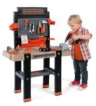 Detská dielňa sety - Set pracovná dielňa Black+Decker Smoby elektronická a zmrzlinársky vozík 100% Chef_8