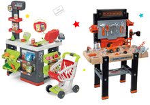 Kinderwerkstatt Sets - Werkstattset Black+Decker Smoby elektronisch und Shop Supermarkt mit Zubehör_28