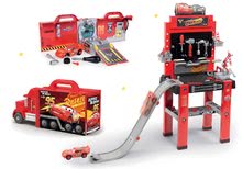 Otroška delavnica kompleti - Komplet delavnica s skakalnico Cars 3 Smoby in elektronski tovornjak Mack Truck_20