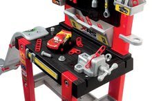 Kuchynky pre deti sety - Set reštaurácia s elektronickou kuchynkou Chef Corner Restaurant Smoby a pracovná dielňa Cars s elektronickým trenažérom_36