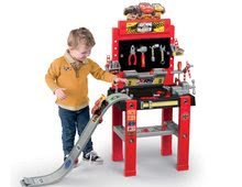 Kuchynky pre deti sety - Set reštaurácia s elektronickou kuchynkou Chef Corner Restaurant Smoby a pracovná dielňa Cars s elektronickým trenažérom_0