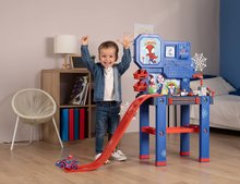 Pracovná detská dielňa - Pracovná dielňa Spidey Bricolo Center Marvel Smoby so šmykľavkou a autíčkom s 92 doplnkami 110 cm výška_0