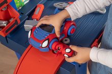 Pracovná detská dielňa - Pracovná dielňa Spidey Bricolo Center Marvel Smoby so šmykľavkou a autíčkom s 92 doplnkami 110 cm výška_3