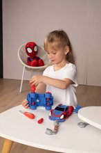 Pracovná detská dielňa - Pracovná dielňa Spidey Bricolo Center Marvel Smoby so šmykľavkou a autíčkom s 92 doplnkami 110 cm výška_13