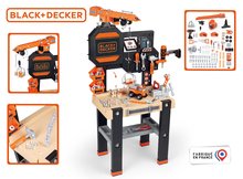 Otroška delavnica - Delovna miza s funkcionalnim žerjavom Black&Decker Bricolo Builder Smoby z avtomobilčkom za sestavljanje in vrtalnikom ter 94 dodatki višina 117 cm_3