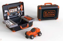 Játék szerelőasztalok - Szerszámos koffer Bricolo Box Black&Decker Smoby szerelhető kisautóval és 39 kiegészítővel_0