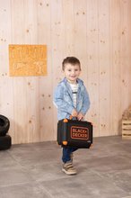 Pracovní dětská dílna - Pracovní kufřík Bricolo Box Black&Decker Smoby s rozebíratelným autíčkem a 39 doplňky_2