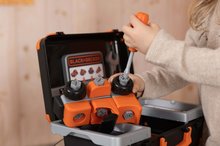 Náradie a nástroje - Pracovný kufrík Bricolo Box Black&Decker Smoby s rozoberateľným autíčkom a 39 doplnkami_5