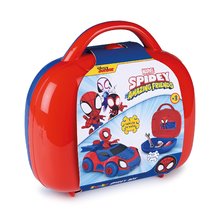 Unelte - Valiză cu mașină de jucărie demotabilă Spidey Box Spidey Marvel Smoby cu figurină și accesorii de lucru 13 piese_1