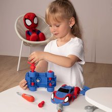 Pribor i alati - Kovčeg s autićem za sastavljanje Spidey Box Spidey Marvel Smoby s figuricom i radnim alatom 13 dijelova_6