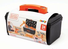 Narzędzia i urządzenia - Kuferek z narzędziami pracy Black&Decker DIY Tools Box Smoby części montażowe 34 dodatków_0