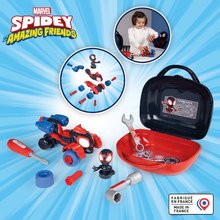 Narzędzia i urządzenia - Kuferek z odpinanym quadem Spidey Box Spin Marvel Smoby z narzędziami pracy i figurką 17 części od 3 lat_1