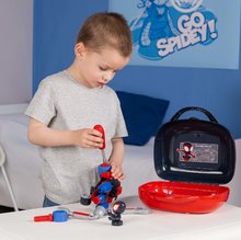 Unelte - Valiză cu atv demontabil Spidey Box Spin Marvel Smoby cu unelte de lucru și figurină 17 accesorii de la 3 ani_2