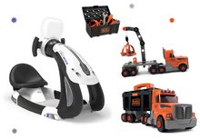 Trenažér pre deti -  NA PREKLAD - Set trenažér elektronický Vesmír Space Driver Smoby s pracovným kamiónom Black&Decker_2