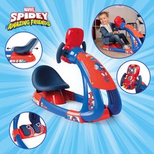 Simulator für Kinder - Spidey V8 Driver Marvel Smoby Trainer elektronischer Simulator mit Sounds und Pedalen SM370218_1