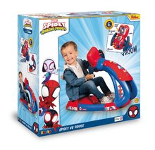 Autó szimulátor gyerekeknek - Szimulátor Spidey V8 Driver Marvel Smoby elektronikus hanggal és pedálakkal_2