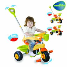 Triciclete de la 15 luni - Tricicletă Lollipop smarTrike portocaliu verde cu claxon de la 10 luni_0