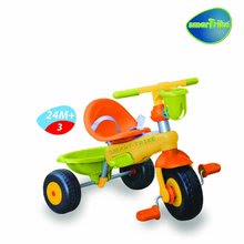 Triciclete de la 15 luni - Tricicletă Lollipop smarTrike portocaliu verde cu claxon de la 10 luni_3