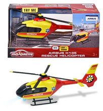 Mașinuțe - Elicopter de salvare Airbus H135 Rescue Helicopter Majorette din metal cu sunete si lumini 25,5 cm lugime_0