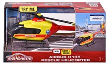 Macchine - Elicottero di soccorso Airbus H135 Rescue Helicopter Majorette in metallo con suono e luce lunghezza 25,5 cm_1