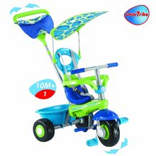 Tricikli za djecu od 10 mjeseci - SMART TRIKE 1460900 Trojkolka Plus FRESH zelenomodrá bodkovana +10 mesiacov _0