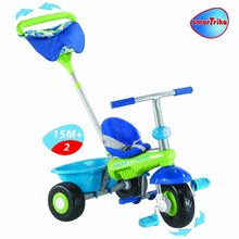 Tříkolky od 10 měsíců - Tříkolka Plus Fresh smarTrike zelenomodrá_1