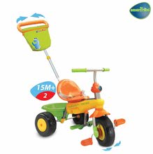 Tříkolky od 10 měsíců - Tříkolka Candy Dino smarTrike oranžovo-zelená od 10 měsíců_2