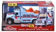 Tovornjaki - Avtomobilček avtovleka Mack Granite Tow Truck Majorette kovinski z zvokom in lučko dolžina 22 cm_1
